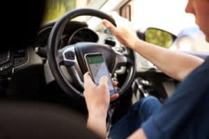 accidents due to distracted driving